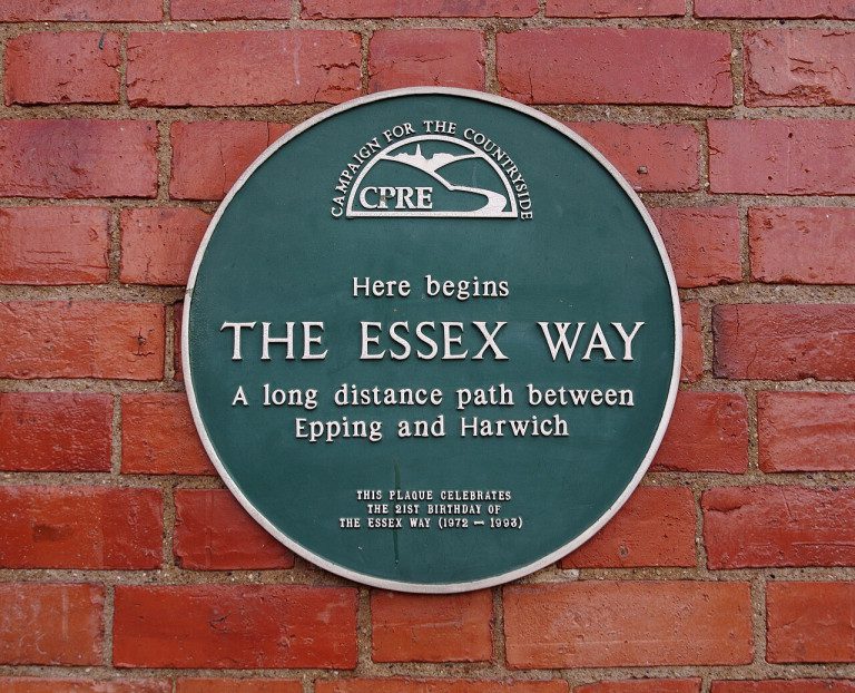 essex walking holidays - Epping tube station MMB 03 Essex Way