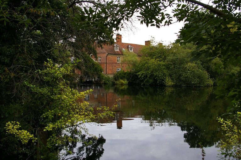 flatford mill visit - Flatford Mill across the river Stour