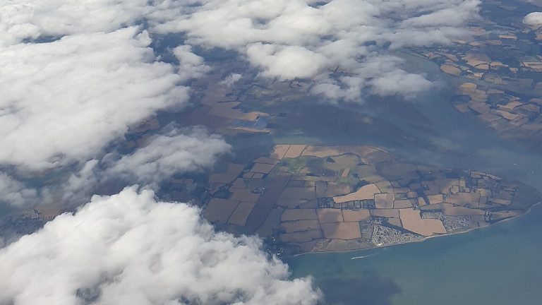mersea island walk - Mersea Island flight path