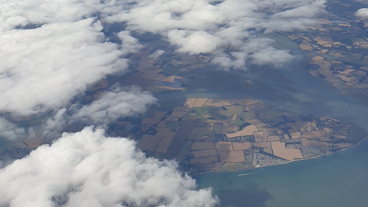 mersea island walk - Mersea Island flight path