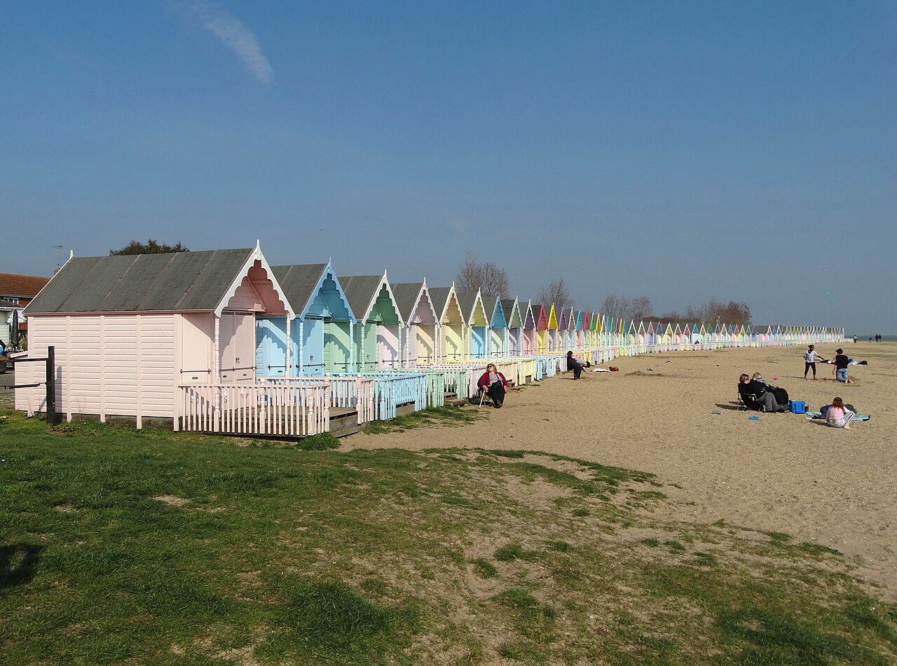west mersea day trip - West Mersea Beach Huts